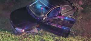 Acidente entre Sertão e Coxilha ocorreu na ERS-135 após veículo colidir com animal silvestre e sair da pista.