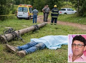 Zona rural de Riacho dos Cavalos, no Sertão da Paraíba, onde agricultor morreu após sofrer choque elétrico e cair de poste no Sítio Lage.