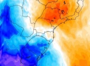 Frente fria provoca chuva e queda de temperatura em Erechim (RS) e região do Alto Uruguai nesta semana.