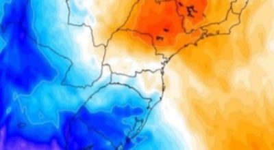 Frente fria provoca chuva e queda de temperatura em Erechim (RS) e região do Alto Uruguai nesta semana.