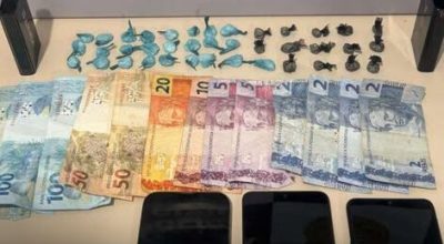 Brigada Militar realiza prisão por tráfico de drogas em Sananduva após abordagem a veículo no centro da cidade.