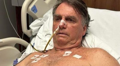 Ex-presidente Jair Bolsonaro permanece internado na UTI de hospital em Brasília após diagnóstico de pneumonia bacteriana.