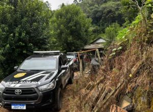 Fórum de Lajeado, onde ocorreu o julgamento do casal condenado pela morte de recém-nascida em Sério, no Vale do Taquari.