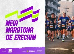 Corredores participam da Meia Maratona de Erechim, evento esportivo que reúne atletas de diferentes cidades e movimenta o esporte no Norte do Rio Grande do Sul.